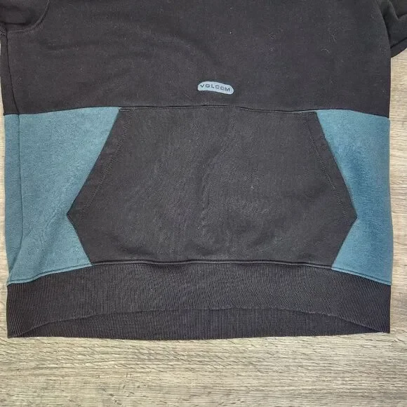 Volcom Forzee Hoodie Mens Med Black Pullover Slim Fit  school outdoor - Picture 6 of 12